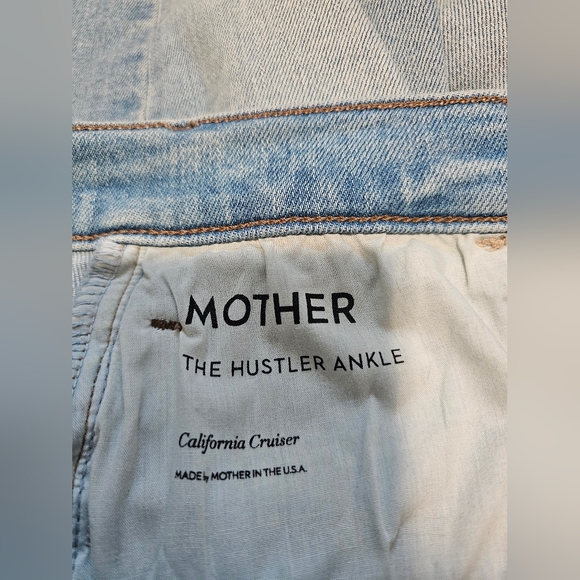 MOTHER The Hustler Ankle California Cruiser, Size 28 In High-Rise - Picture 8 of 10